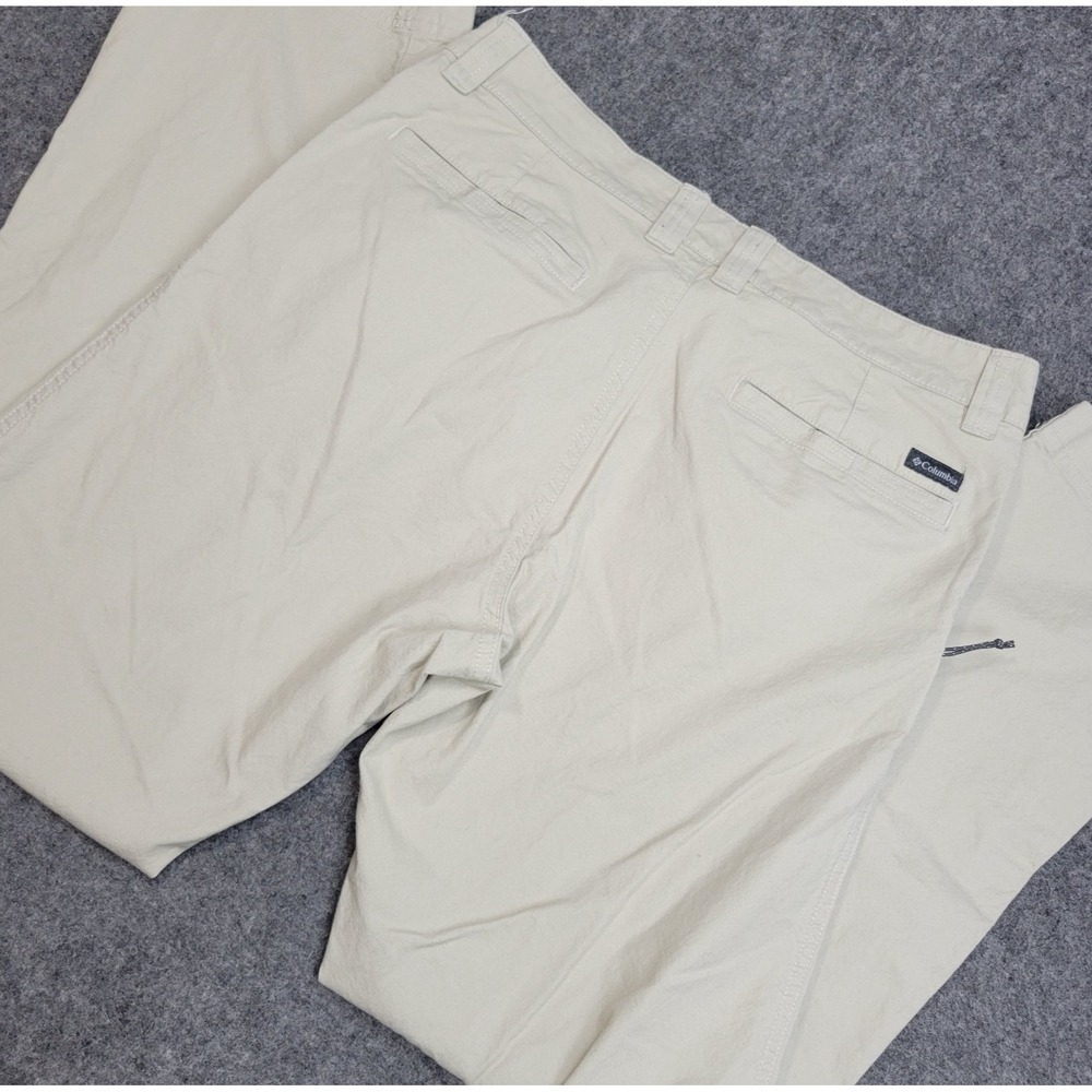 Columbia Pants Mens 32x32 Beige‎ Chino Stretch Regular Fit Mid Rise Straight Leg